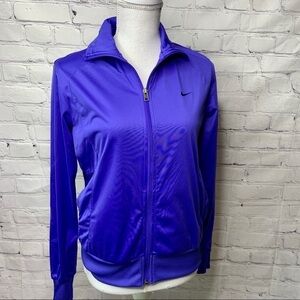NIKE Purple Track Jacket Medium